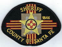 SANTAFECONMSHERIFFBLACKBCKGNDSTD