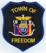 Freedom, New York  (Town of, Doesn't Say Police)