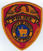 Suffolk County, New York  Police  (Old Style, Cloth Background)