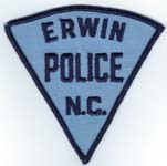 Erwin, North Carolina  Police  (Old Style)