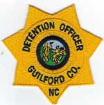 Guilford County, North Carolina  Detention Officer  (Badge Patch)