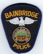 Bainbridge, Ohio  Police  Hat Patch (Blue Border)