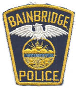 Bainbridge, Ohio  Police  (Old Style, Sewn in border)