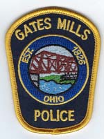 Gates Mills, Ohio  Police  (Hat Patch)