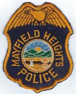 Mayfield Heights, Ohio  Police  (Sewn in border)