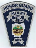 MIAMITWPOHPOLICEHONORGUARDSILVERMYLARSTD