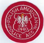 Ohio Polish American Police Association  (Red Felt border)