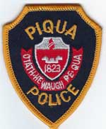 Piqua, Ohio  Police  (Hat Patch)
