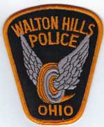 Walton Hills, Ohio  Police  (Old Style, Merrowed border)