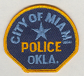 Miami, Oklahoma  Police  (Old Style)