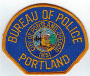 Portland, Oregon  Bureau of Police (Old Style, Fully Embroidered)