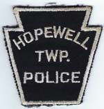 Hopewell Twp, Pennsylvania  Police  (White)