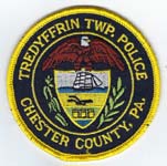Tredyffrin Twp, Pennsylvania  Police  (Hat Patch)