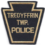 Tredyffrin Twp, Pennsylvania  Police  (Old Style, Keystone, FELT)