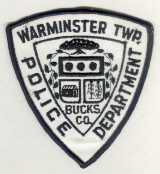 Warminster Twp, Pennsylvania  PD.  (White)
