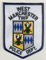 West Manchester Twp, Pennsylvania  PD.  (Old Style, White)