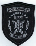 Portsmouth, Rhode Island  Police  SWAT  (Plastic Backing)