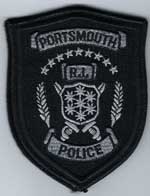 Portsmouth, Rhode Island  Police  SWAT  (Velcro Backing)