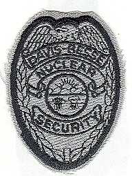 Davis - Beese  Nuclear Security  (Badge Patch)