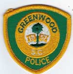 Greenwood, South Carolina  Police  (Hat Patch)