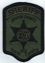 Jasper County, South Carolina  Sheriff  SWAT  (Old Style, Darker Green)