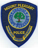 Mount Pleasant, South Carolina  Police  (Old Style, Gold lettering)