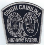 South Carolina Highway Patrol  (Old Style, Silver, USED, but excellant condition)