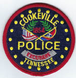 Cookeville, Tennessee  Police  (Hat Patch, 3 INCH)