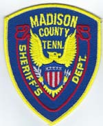 Madison County, Tennessee SD.  (Old Style, Stock Eagle, TENN at top)