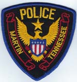 Martin, Tennessee  Police  (Old,Old Style, Stock Eagle)