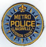 Nashville, Tennessee  Metro. Police  (Hat Patch)