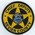 Sevier County, Tennessee  Chief Deputy  Badge Patch