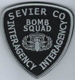 Sevier County, Tennessee  Interagency Bomb Squad  (Velcro Backing, Old Style)
