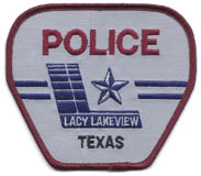 Lacy Lakeview, Texas  Police  (Old Style)