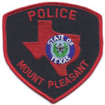 Mount Pleasant, Texas  Police  (Old Style)