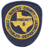 Nueces County, Texas  Constables Dept.  Pct. 6  (Old Style)