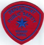 Texas DPS. Highway Patrol  (Old Style, Felt)