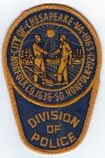 Chesapeake, Virginia  Division of Police  (USED, Old Style)