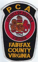 Fairfax County, Virginia  PCA.  (Police Citizen Aide, USED)