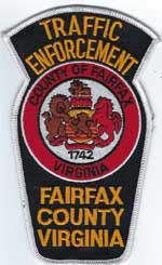 Fairfax County, Virginia  Traffic Enforcement  (White)