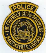 Martinsville, Virginia  Police  (USED, Old Style)