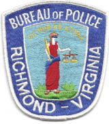 Richmond, Virginia  Bureau of Police  USED  (Old Style, Color)